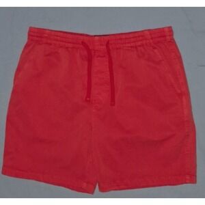 Todd Snyder Shorts Mens XL Red 7 Inch Weekend Summer Lightweight Drawstring